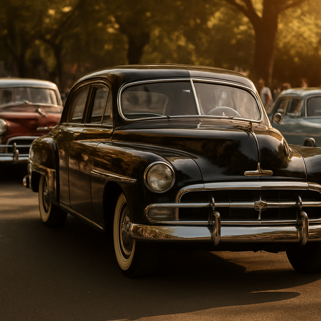 Classic cars parade